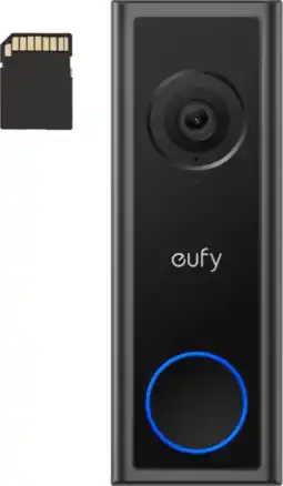 Coolblue Eufy Video Doorbell C31 + Carte SD aanbieding