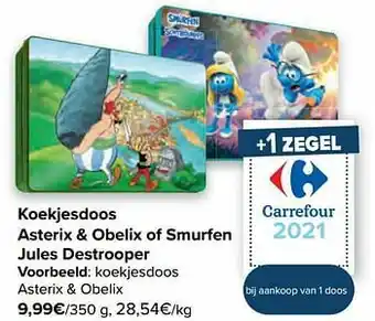 Koekjesdoos asterix + obelix