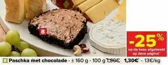 Paschka met chocolade