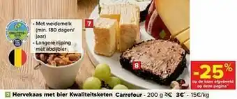 Carrefour Market Hervekaas met bier kwaliteitsketen carrefour aanbieding
