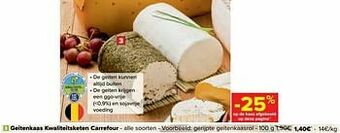 Carrefour Market Geitenkaas Kwaliteitsketen Carrefour aanbieding