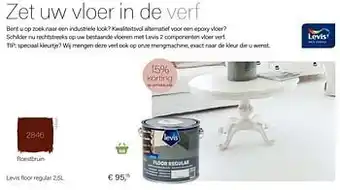 Zet uw vloer in verf
