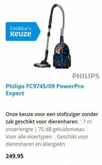 Coolblue Philips FC9745/09 PowerPro Expert aanbieding