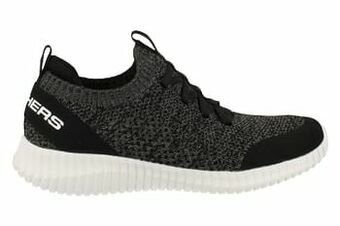 Berca Shoes Skechers Loopschoen Heren Elite Flex Karnel Stretch Fit Air-Cooled Memory Foam - Zwart aanbieding