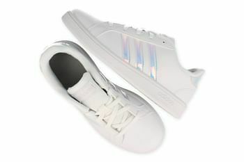 Adidas Sneaker Laag Meisjes/dames Maat 32/38 Grand Court K - Wit promotie  bij Berca Shoes
