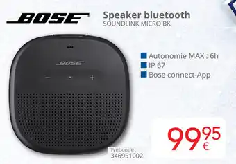 Eldi Bose speaker bluetooth aanbieding