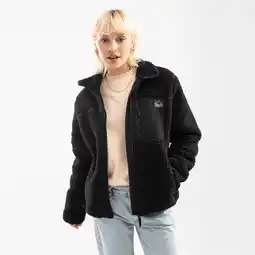 Decathlon Dames Lifestyle sherpa jas Blackcomb-W Siroko Zwart aanbieding