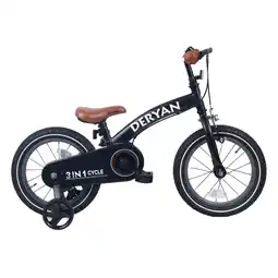 Decathlon Deryan 3-in-1 Kinderfiets - 14 inch - Loopfiets - Inc. zijwieltjes aanbieding