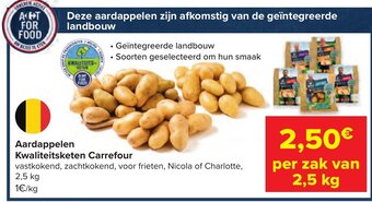 Carrefour Aardappelen Kwaliteitsketen Carrefour aanbieding