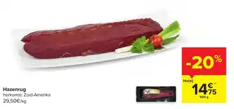 Carrefour Hazenrug 500g aanbieding