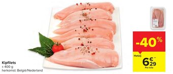 Carrefour Kipfilets 400g aanbieding