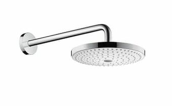 X2O Hansgrohe Raindance Select S240 hoofddouche met muursteun ø24cm wit/chroom aanbieding