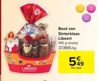 Carrefour Boot van Sinterklaas Libeert 145g aanbieding