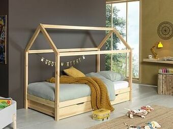 Dreamland Vipack huisbed Dallas 2 naturel + bedlade aanbieding
