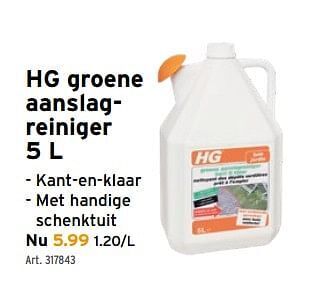 Hg groene aanslagreiniger 5L