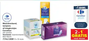 Maandverband, tampons of inlegkruisjes