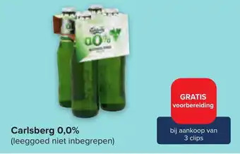 Carrefour Carlsberg 0,0% aanbieding