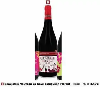 Beaujolais nouveau la cave d’augustin florent - rood