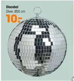 Kwantum Discobal Zilver aanbieding