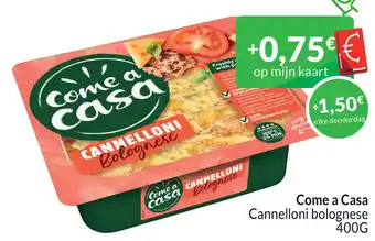 Intermarché Come a casa cannelloni bolognese aanbieding