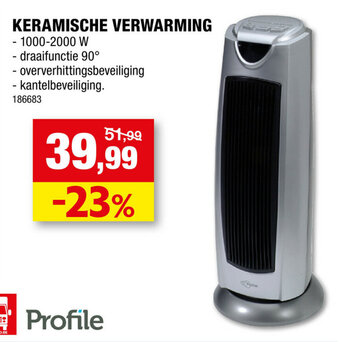 Hubo Keramische Verwarming aanbieding