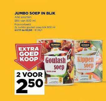 Jumbo Jumbo Soep aanbieding