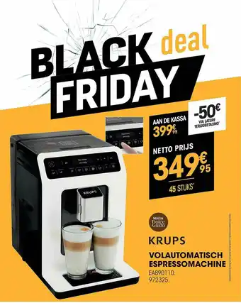 Electro Depot Krups Voluatomatisch Espressomachine aanbieding