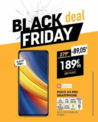 Electro Depot Xiaomi Poco X3 Pro Smartphone aanbieding