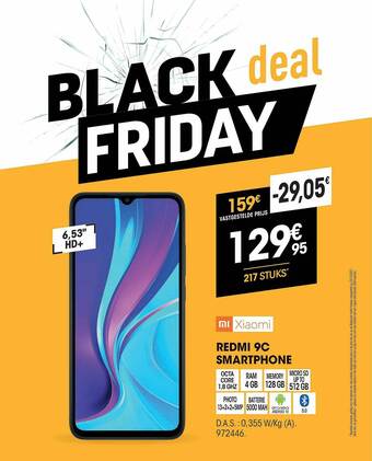 Electro Depot Xiaomi Redmi 9c Smartphone aanbieding