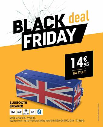 Electro Depot Bluetooth Speaker aanbieding