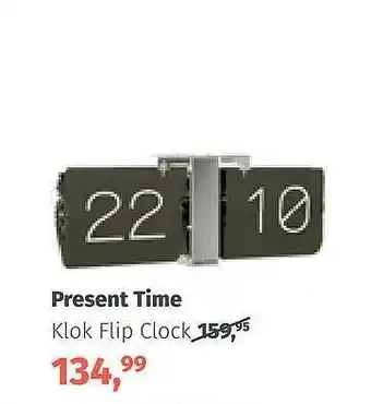 Present Time Klok Flip Clock