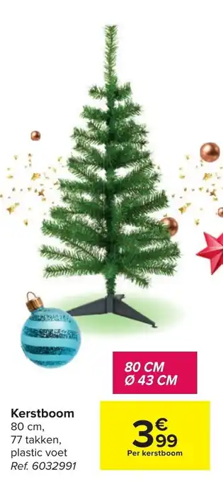 Carrefour Kerstboom 80cm aanbieding