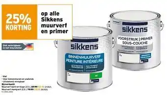 GAMMA Sikkens muurverf en primer aanbieding