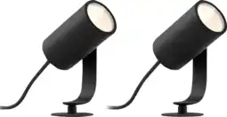 Coolblue Philips Hue Lily Kit de Démarrage White and Color Spot à Planter Lot de 2 aanbieding