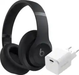 Coolblue Beats Studio Pro Noir + BlueBuilt Power Delivery Chargeur avec Port USB-C 20 W Blanc aanbieding
