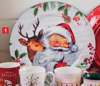 Carrefour Onderbord Kerstman aanbieding