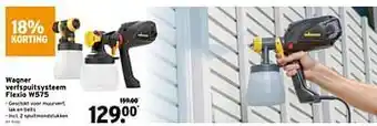 GAMMA Wagner verfspuitsysteem flexio w575 aanbieding