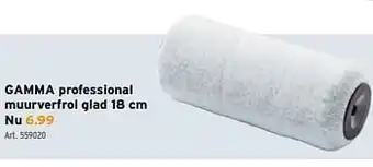 GAMMA Gamma professional muurverfrol glad 18cm aanbieding