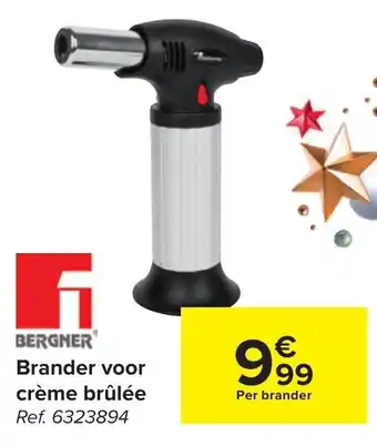 Brander voor creme brulee