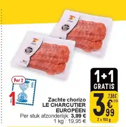 Cora Zachte chorizo LE CHARCUTIER EUROPÉEN aanbieding