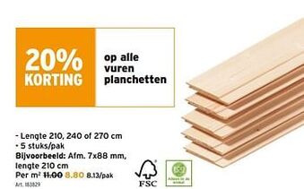 Vuren planchetten