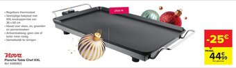 Carrefour Nova Plancha Table Chef XXL aanbieding