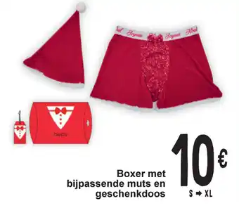 Cora Boxer met bijpassende muts en geschenkdoos aanbieding