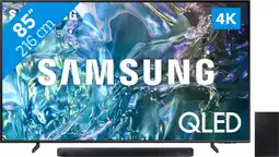 Coolblue Samsung QLED 4K 85Q60D (2024) + Soundbar aanbieding