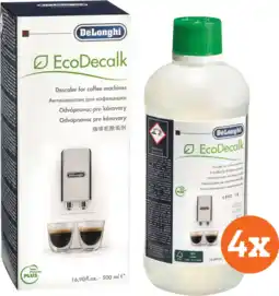 Coolblue De'Longhi EcoDecalk Détartrant 4 x 500 ml aanbieding