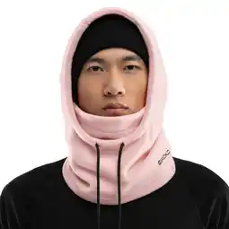 Decathlon Heren en Dames Wintersport Balaclava skimasker HAIL Pink Kauwgom Roze aanbieding