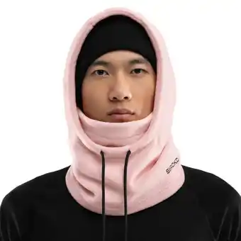 Decathlon Heren en Dames Wintersport Balaclava skimasker HAIL Pink Kauwgom Roze aanbieding