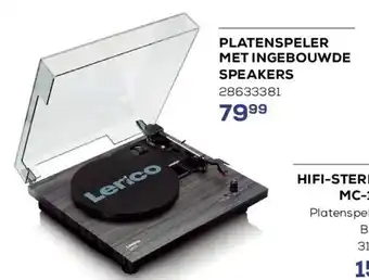 Supra Bazar PLATENSPELER MET INGEBOUWDE SPEAKERS aanbieding