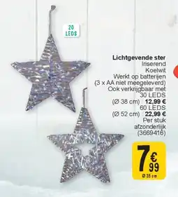 Cora Lichtgevende ster aanbieding