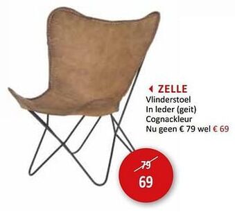 Weba Zelle vlinderstoel aanbieding